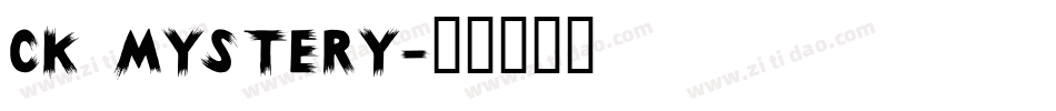 CK Mystery字体转换